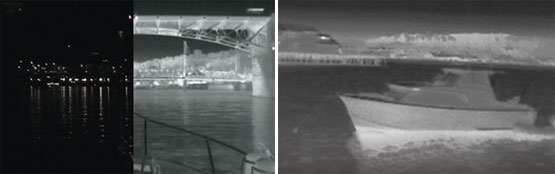 FLIR's maritime thermal imagers let public safety vessels respond at night and in bad weather